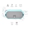 Altec Lansing HydraMini Waterproof Wireless Bluetooth Speaker IMW1000 Mint