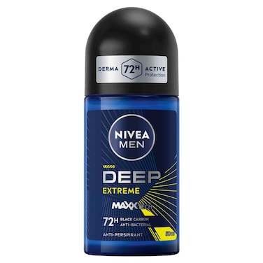 NIVEA MEN DEEP Extreme MaxxTech Antiperspirant for Men Roll-on 50ml