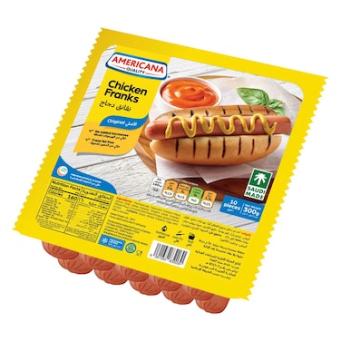 أمريكانا نقانق دجاج الأصلية 300 غرام