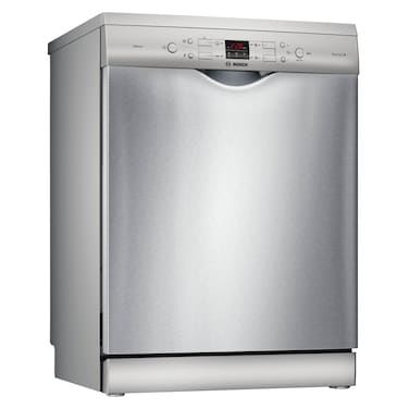 Bosch Series 4 Free-standing Dishwasher 60 cm, 13 Place Settings, 4 Programmes, EcoSilence Drive, Brushed Steel Anti Fingerprint, SMS44DI01T