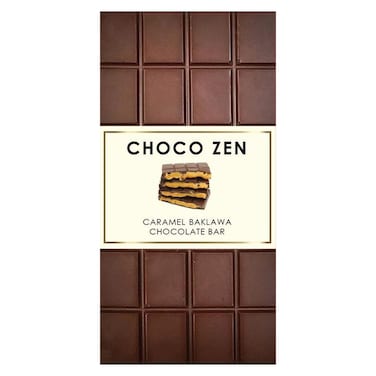 شوكو زين  شوكولاته بقلاوة الكراميل 120 غرام
