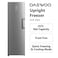Daewoo 392L Upright Frost,free Freezer, Net 257L,Freezer to Fridge convertible option, Stainless Steel, DUF,392S, 1 Year