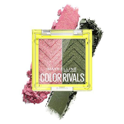 Maybelline New York Colour Rivals Shadow Longwear Duo Eyeshadow Palette Urban x Wild 3g