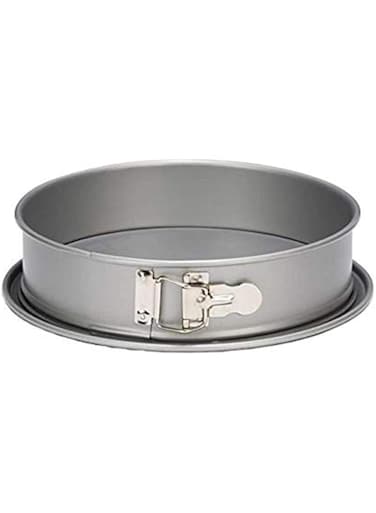 Patisse Round Springform Pan with Leak-Proof Bottom 8-5/8" or 22 cm in Diameter Nonstick Coated Silver Top Series