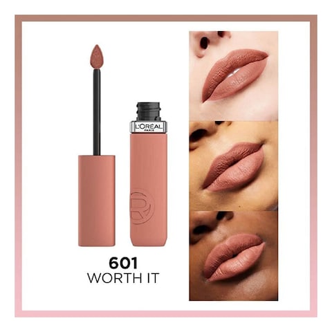 L&#39;Oreal Paris Infallible Matte Resistance Liquid Lipstick 601 Worth It 5ml