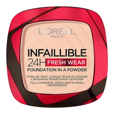 L'Oreal Paris Infallible 24H Fresh Wear Foundation Powder, 180 Rose Sand