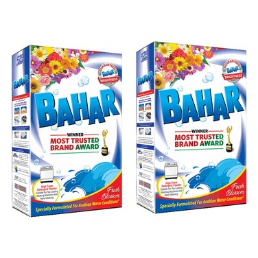 Bahar Detergent Powder for Top Loading Washing Machine 2.7kg Pack of 2