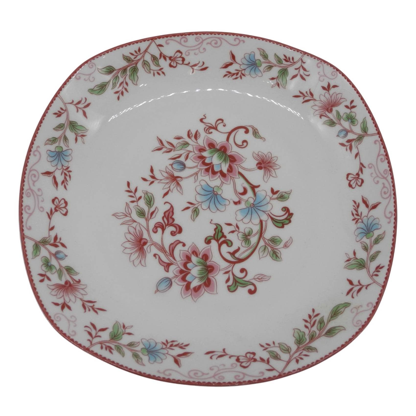 Buy Porcelain Square Shaped Plate 19.2cm Online | Carrefour UAE