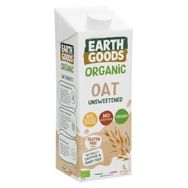 Earth Goods Oat Milk Unsweetened 1L