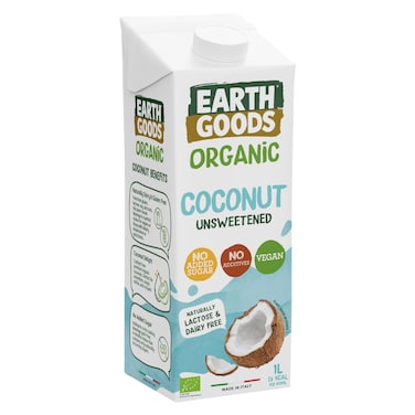 Earth Goods Organic Coconut Milk Unsweetened 1L