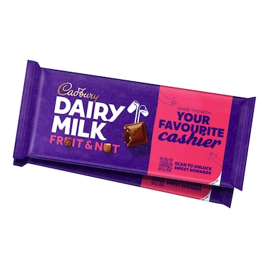 كادبوري ديري ميلك لوح شوكولاته بالفواكه والمكسرات، إصدار محدود، 230 غرام حزمة من 2