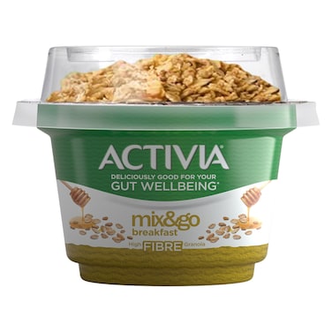 Activia Mix &amp; Go Honey, Oat and Cereal Yoghurt, 170g