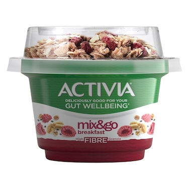 أكتيفيا ميكس آند غو زبادي  بالشيا والتوت، 170 غرام