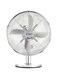 Crownline TF-403 12" Metal Blade Table Fan with Tilt, Oscillation, and 3-Speed Control.