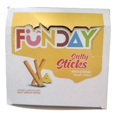 فانداي أصابع وجبة خفيفة مالحة بالجبنة، 36 غرام حزمة من 12