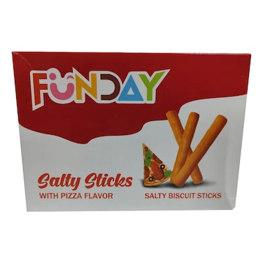 Funday Salty Sticks with Pizza, 36g Pack of 12