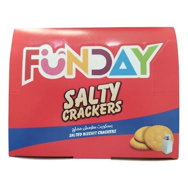 فانداي بسكويت مالح، 36 غرام حزمة من 12
