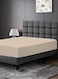 Zen 100% Egyptian Cotton Fitted Sheet Extra Deep Up to 30cm Deep Mattress Pocket 300 Thread Count Soft, Fade &amp; Wrinkle Resistant Hotel Quality Bottom Fitted Sheets