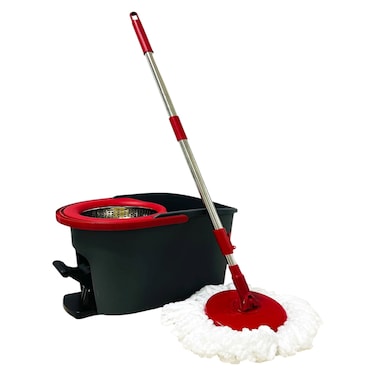 Mop Master Spin Mop Set Black And Red 7.5L