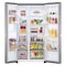 LG Side By Side Double Door Refrigerator GR-B267SLWL Platinum Silver 647L