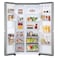 LG Side By Side Double Door Refrigerator GR-B267SLWL Platinum Silver 647L