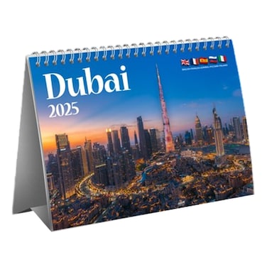 Explorer Dubai 2025 Desk Calendar