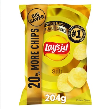 Lay&rsquo;s Salt Potato Chips 204g
