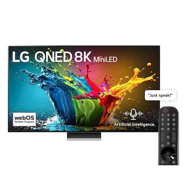 LG QNED MiniLED QNED99 77 Inch 8K Smart TV AI Magic Remote HDR10 webOS24 2024