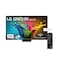 إل جي QNED MiniLED QNED99 تلفاز ذكي 77 بوصة 8K مع جهاز تحكم ماجيك بالذكاء الإصطناعي HDR10 webOS24 2024