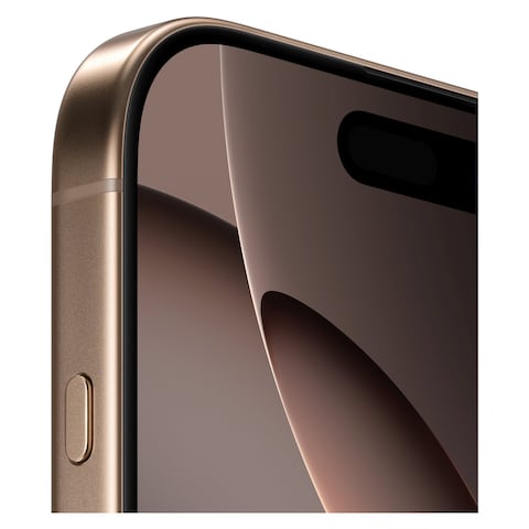 أبل آيفون 16 برو ماكس هاتف ذكي بمساحة ذاكرة 256 غيغابايت يدعم إتصال 5G - تيتانيوم صحراوي