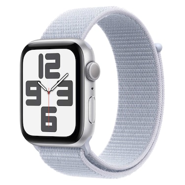 Apple Watch SE GPS 40mm Silver Aluminium Case With Blue Cloud Sport Loop