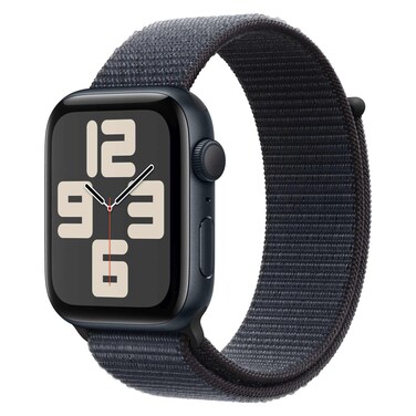 Apple Watch SE GPS 44mm Midnight Aluminium Case With Ink Sport Loop