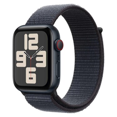 Apple Watch SE GPS + Cellular 44mm Midnight Aluminium Case With Ink Sport Loop