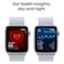 Apple Watch SE GPS + Cellular 44mm Silver Aluminium Case With Blue Cloud Sport Loop