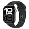 Apple Watch Series 10 GPS 42mm Jet Black Aluminum Case With Black Sport Band - Medium / Large