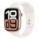 Apple Watch Series 10 GPS 42mm Rose Gold Aluminum Case With Light Blush Sport Band - Medium / Large