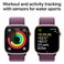 Apple Watch Series 10 GPS 42mm Rose Gold Aluminum Case With Plum Sport Loop