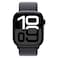 Apple Watch Series 10 GPS 46mm Jet Black Aluminum Case With Ink Sport Loop