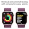 Apple Watch Series 10 GPS 46mm Rose Gold Aluminum Case With Plum Sport Loop