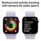 Apple Watch Series 10 GPS + Cellular 42mm Silver Aluminum Case With Blue Cloud Sport Loop