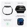 Apple Watch Series 10 GPS + Cellular 42mm Jet Black Aluminum Case With Ink Sport Loop