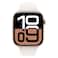 Apple Watch Series 10 GPS + Cellular 42mm Rose Gold Aluminum Case With Light Blush Sport Band - Small / Medium