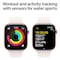 Apple Watch Series 10 GPS + Cellular 42mm Rose Gold Aluminum Case With Light Blush Sport Band - Small / Medium