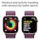 Apple Watch Series 10 GPS + Cellular 42mm Rose Gold Aluminum Case With Plum Sport Loop