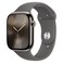 Apple Watch Series 10 GPS + Cellular 42mm Natural Titanium Case With Stone Grey Sport Band - Medium / Large