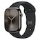 Apple Watch Series 10 GPS + Cellular 46mm Slate Titanium Case With Black Sport Band - Small / Medium