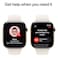 Apple Watch Series 10 GPS + Cellular 46mm Gold Titanium Case With Starlight Sport Band - Small / Medium