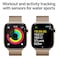 Apple Watch Series 10 GPS + Cellular 42mm Gold Titanium Case With Gold Milanese Loop
