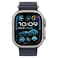 Apple Watch Ultra 2 GPS + Cellular 49mm Natural Titanium Case With Navy Ocean Band