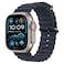 Apple Watch Ultra 2 GPS + Cellular 49mm Natural Titanium Case With Navy Ocean Band